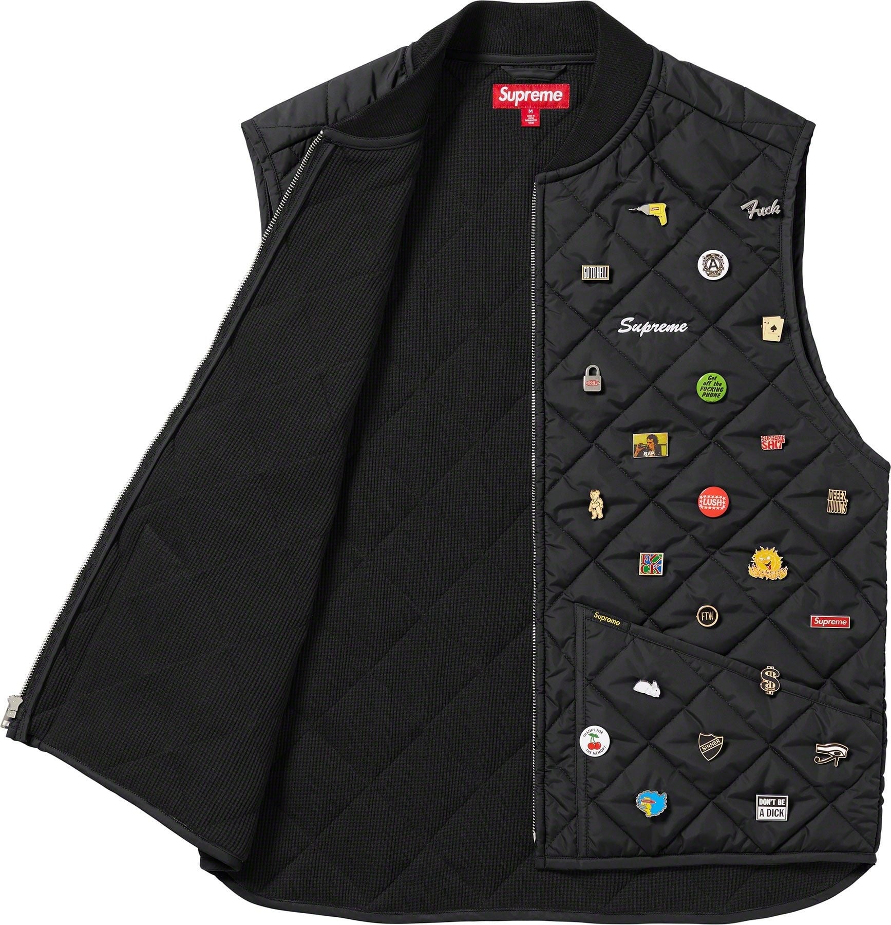 Pins Quilted Work Vest view 10